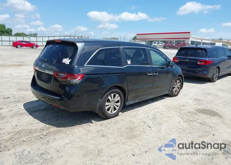 2015 Honda Odyssey Ex-L из США, поврежденный, VIN 5FNRL5H63FB019446
